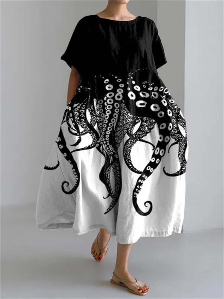 RAFFAELLA | Artistic summer dress with a unique style and freedom of movement for relaxed days