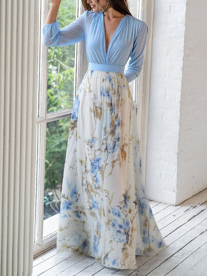 Harper™ | Long Floral Print Dress