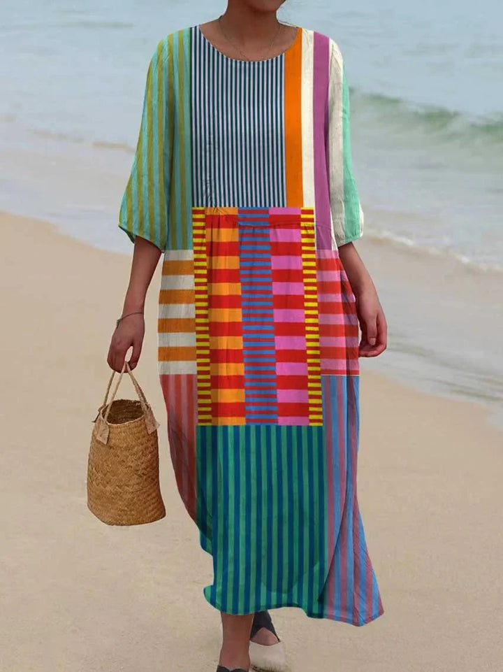 Rossa Vintage Geometric Dress