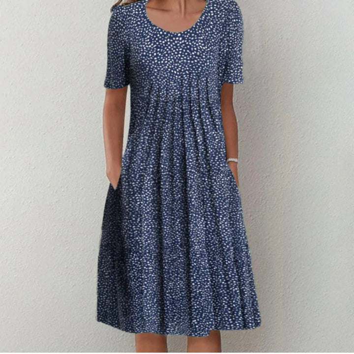 Leviana™ | Elegant and Casual Floral Dress with Pockets
