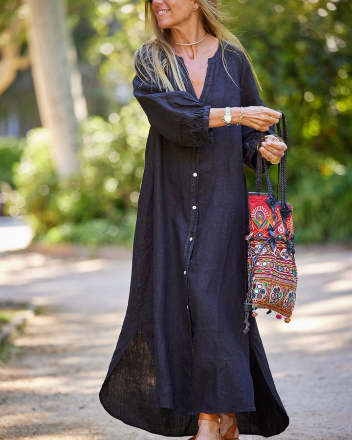 Elise | Beautiful lightweight linen dress
