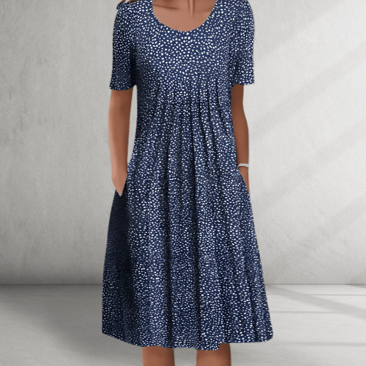 Floral Dress – Short Sleeves – Relaxed Everyday Fit