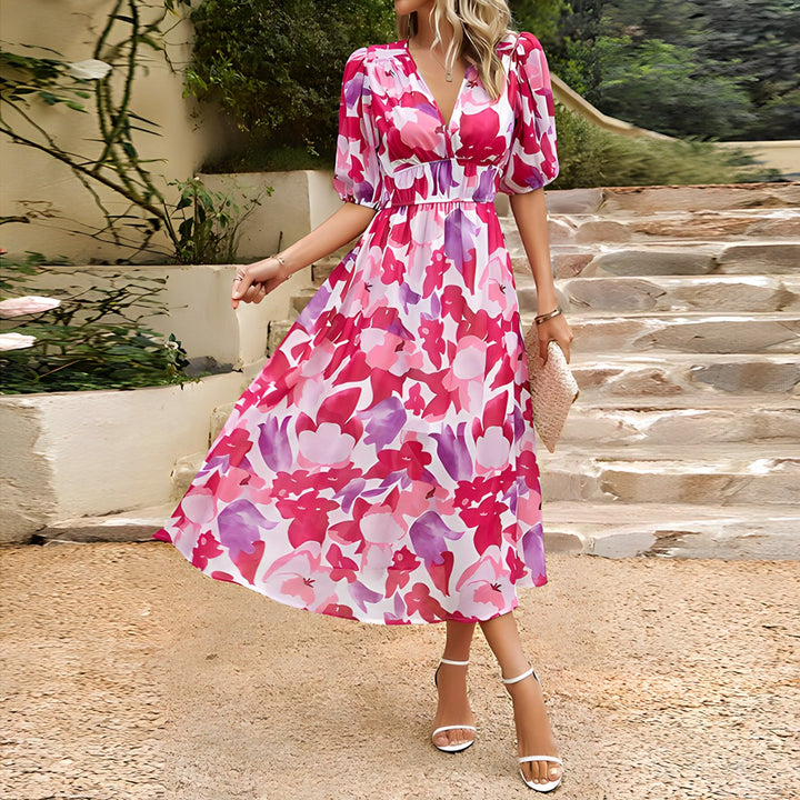 ELISE™ | Elegant Midi Dress