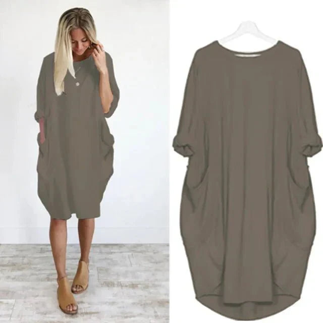 Ladies' Dress with Pockets
