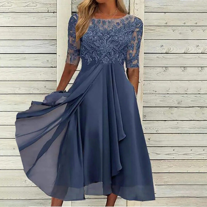 Taryn | Elegant lace midi dress