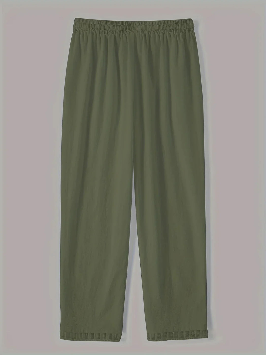Tracey Contrast Trim Cropped Pants