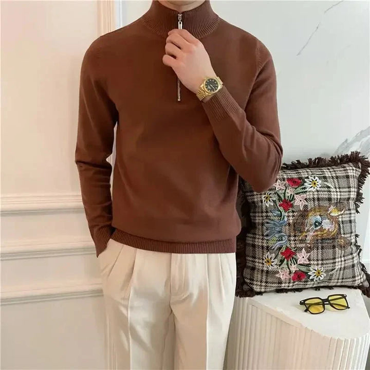 Leone | Stylish Zip-Up Men’s Pullover