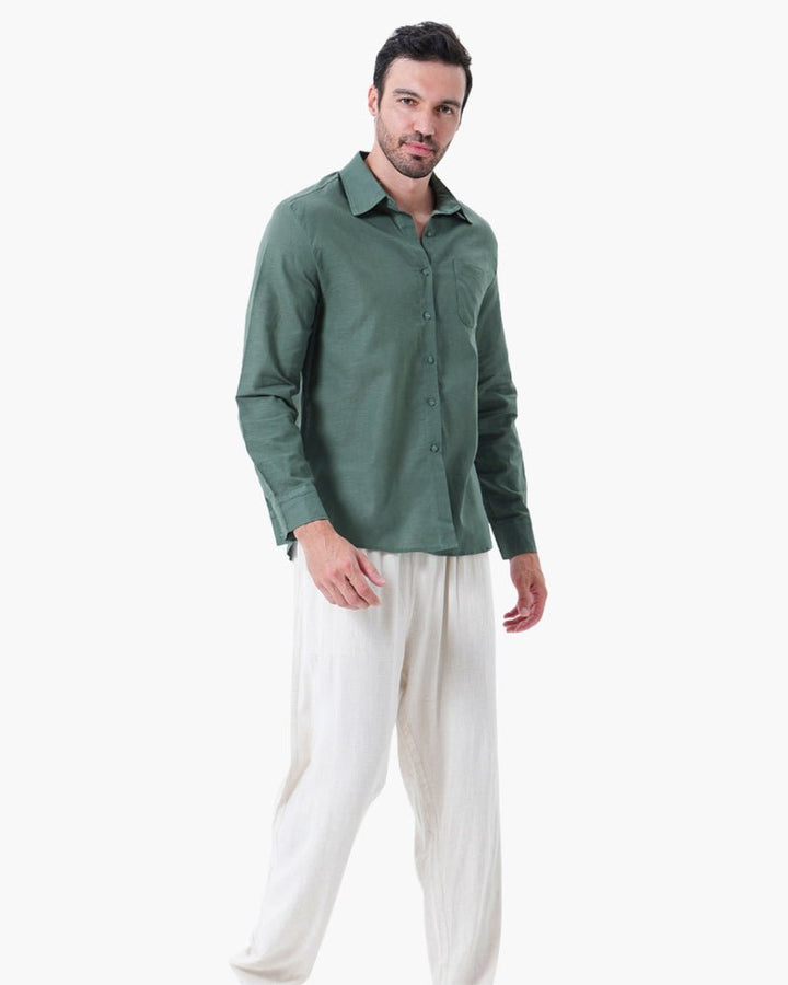 Jalen | Minimalist Long-Sleeve Men’s Shirt