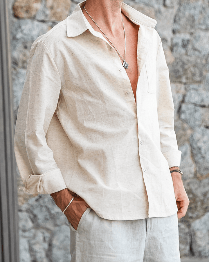 Jalen | Minimalist Long-Sleeve Men’s Shirt