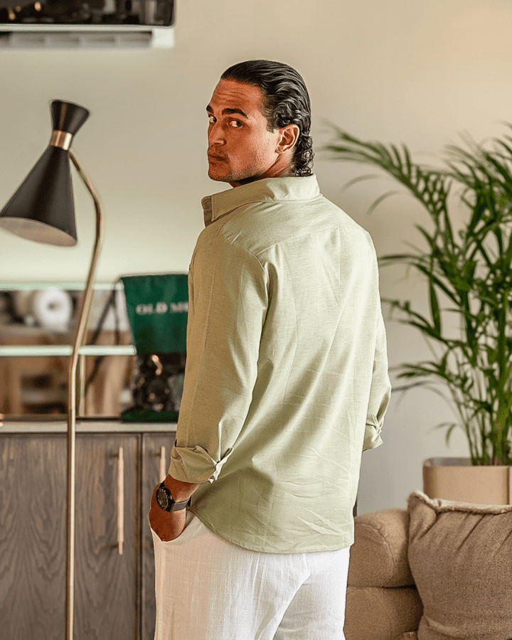 Jalen | Minimalist Long-Sleeve Men’s Shirt
